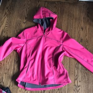 Champion pink and grey zip up